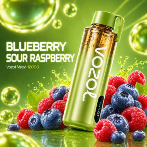 Vozol-Neon-12000-Pro-Blueberry-Sour-Raspberry Vozol Vape Neon 12000 Pro - Blueberry Sour Raspberry