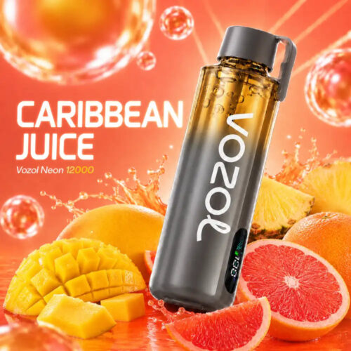 Vozol-Neon-12000-Pro-Caribbean-Juice Vozol Vape Neon 12000 Pro - Caribbean Juice