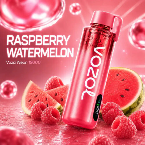 Vozol-Neon-12000-Pro-Raspberry-Watermelon Vozol Vape Neon 12000 Pro - Raspberry Watermelon