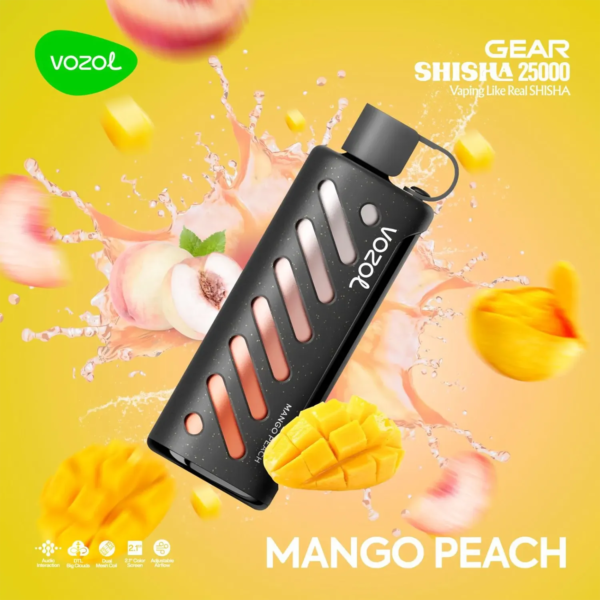 Vozol-Vape-Gear-Shisha-25000-Mango-Peach Vozol Vape Gear Shisha 25000