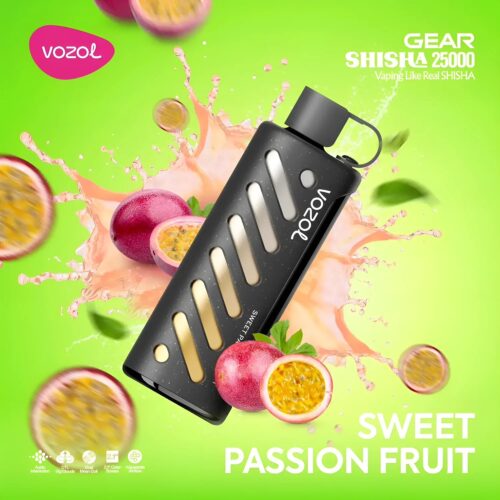 Vozol-Vape-Gear-Shisha-25000-Sweet-Passion-Fruit Vozol Vape Gear Shisha 25000 - Sweet Passionfruit