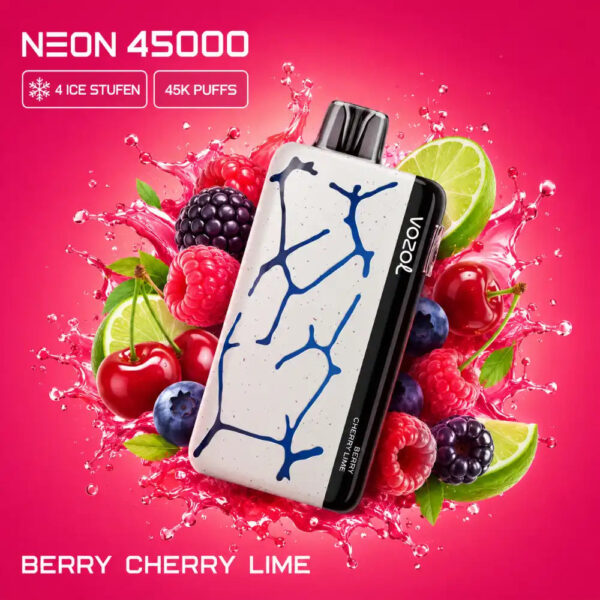 Vozol-Vape-Neon-45000-Berry-Cherry-Lime Vozol Vape Neon 45000