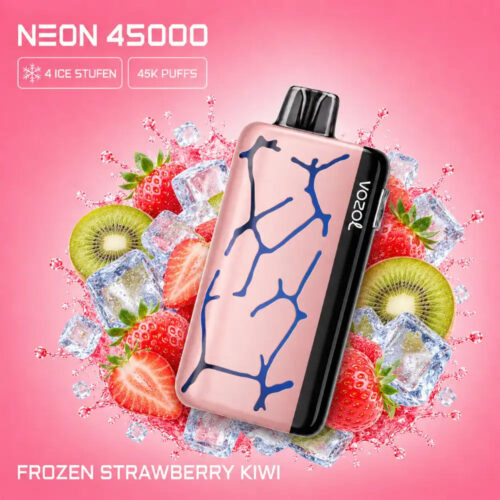 Vozol-Vape-Neon-45000-Frozen-Strawberry-Kiwi Vozol Vape Neon 45000 - Frozen Strawberry Kiwi