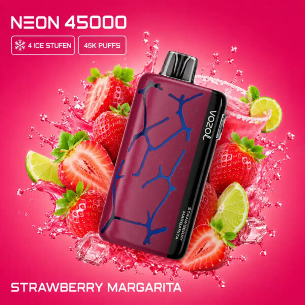 Vozol-Vape-Neon-45000-Strawberry-Margarita Vozol Vape Neon 45000