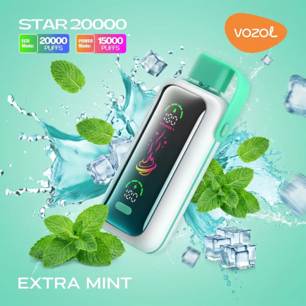 Vozol-Vape-Star-20000-Extra-Mint-1-1 Vozol Vape Star 20000