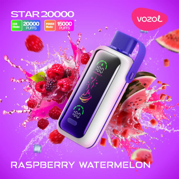 Vozol-Vape-Star-20000-Raspberry-Watermelon-1-1 Vozol Vape Star 20000 - Raspberry Watermelon