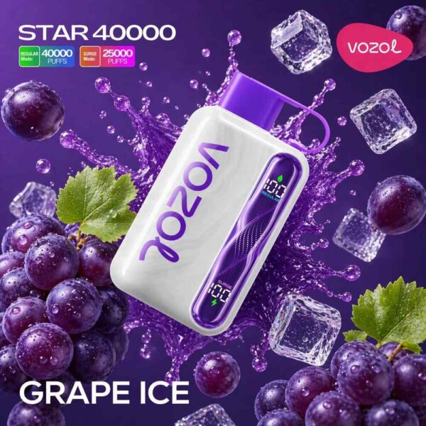 Vozol-Vape-Star-40000-Grape-Ice Vozol Vape Star 40000 - Grape Ice