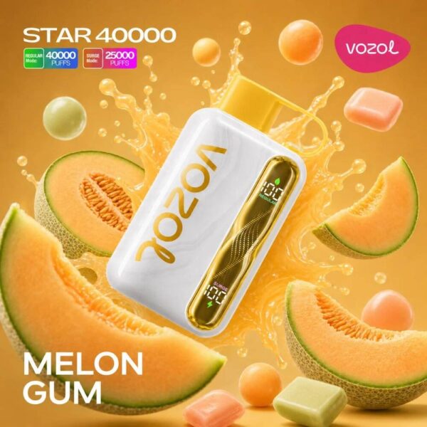 Vozol-Vape-Star-40000-Melon-Gum Vozol Vape Star 40000 - Melon Gum