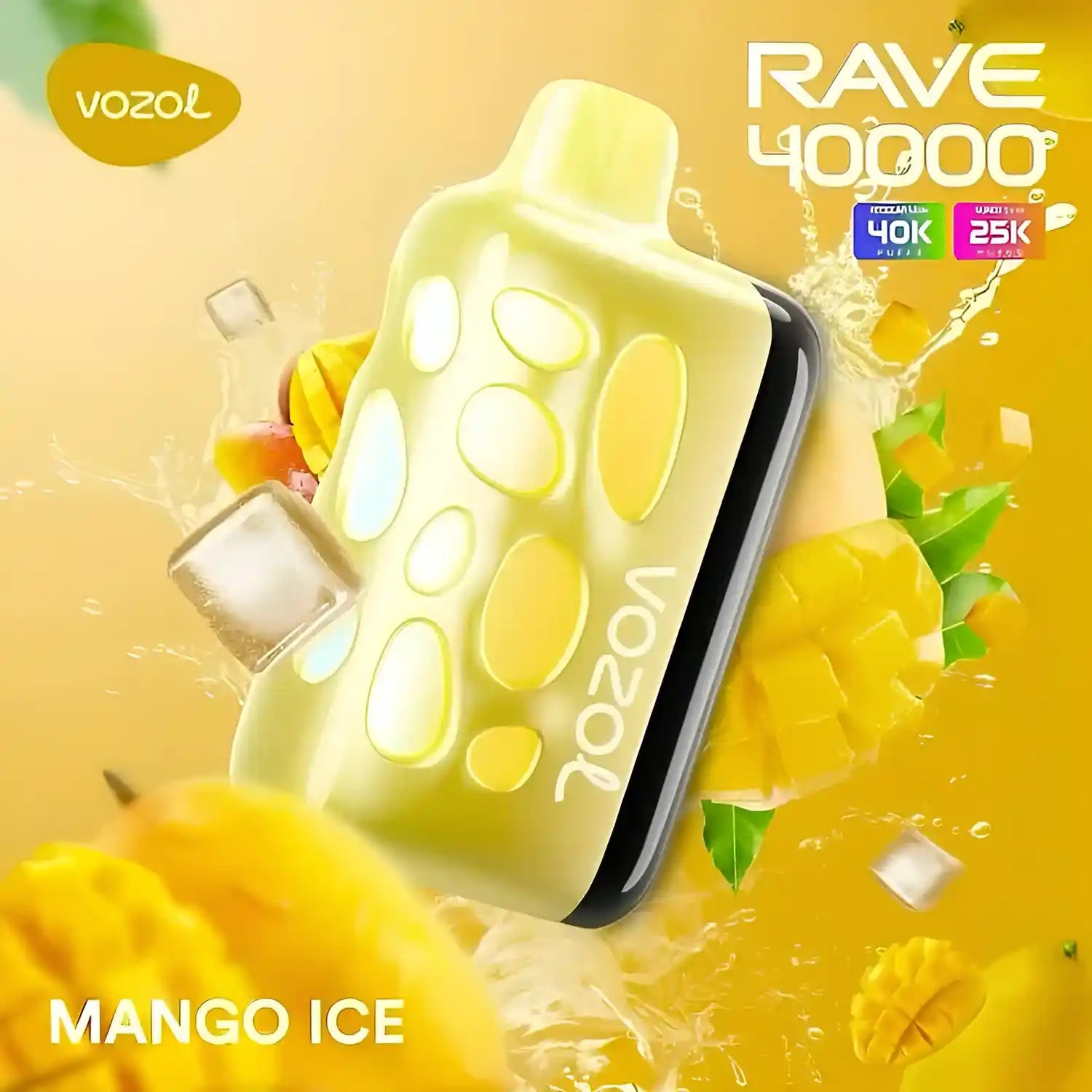 Vozol Vape Rave 40000 - Mango Ice