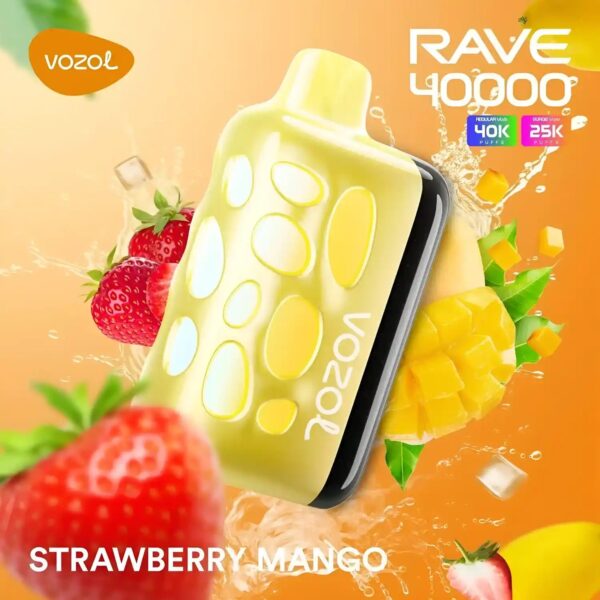 vozol-rave-40000-strawberry-mango Vozol Vape Rave 40000 - Strawberry Mango