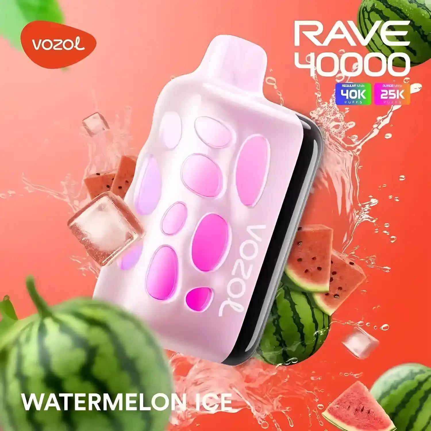 Vozol Vape Rave 40000 - Watermelon ice